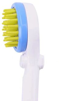Hond Kammen Douche Spuit Pet Hond Water Sprinkler Borstel Voor Honden Katten Handheld Grooming Douchekop Met Zachte Naalden stijl 2 blauw