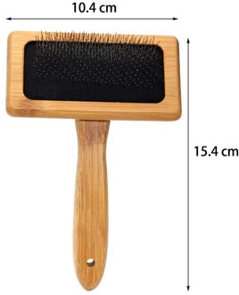 Hond Kammen Kat Hair Remover Grooming Borstel Hout Rvs Puppy Grote Hond Dematting Kam Haar Verlies Levert Gereedschap