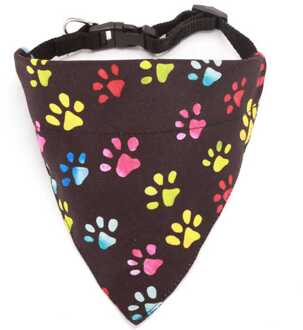 Hond Kat Bandana Slabbetjes Poot Patroon Sjaal Kraag Verstelbare Pet Halsdoek Leuke Sjaal Waterdicht Speeksel Handdoek voor Kleine Hond