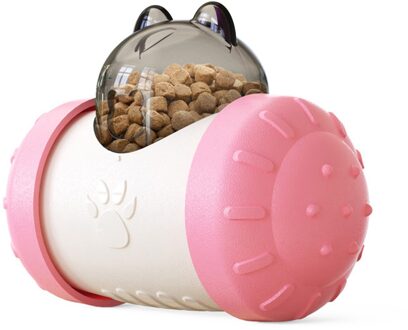 Hond Kat Eten Treat Dispenser Speelgoed Interactie Hond Bal Trage Eten Iq Behandelen Bal Voor Kleine Middelgrote Hond En Kat kan Csv roze