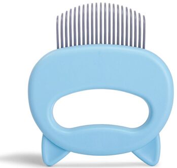 Hond Kat Kammen Hair Remover Brush Pet Grooming Gereedschap Hond Massage Kam Borstel Verwijderen Losse Haren Kat Levert blauw