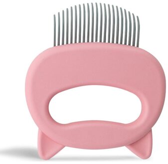 Hond Kat Kammen Hair Remover Brush Pet Grooming Gereedschap Hond Massage Kam Borstel Verwijderen Losse Haren Kat Levert roze