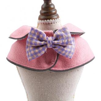 Hond Kat Kleding Kleuterschool Shawl Student Polyester Strik Comfortabele Prinses Stijl Cape Huisdier Geul Huisdier Producten roze S