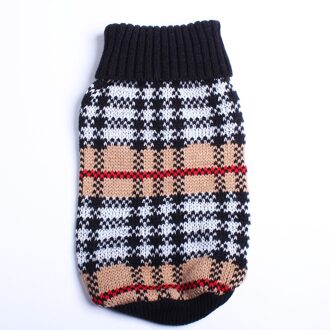 Hond Kat Knited Trui Jumper Gestreepte Puppy Jasje Winter Warm Kleding Kleding 5 Maten
