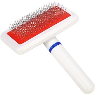 Hond Kat Naald Kam Puppy Haar Remover Borstel Huisdieren Beauty Grooming Benodigdheden voor lange en korte haar Gilling Borstel Gelikter tool wit