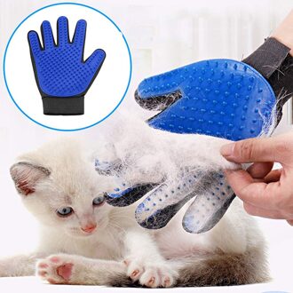 Hond Kat Pet Grooming Handschoen Siliconen Katten Borstel Kam Deshedding Haar Handschoenen Honden Bad Schoon Massage Haar Remover Borstel Leveringen