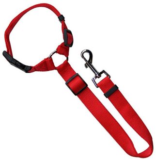 Hond Kat Veiligheid Seat Belt Riem Auto Hoofdsteun Restraint Verstelbare Nylon Stof Hond Hoofdsteunen Voertuig Veiligheidsgordel CP178603