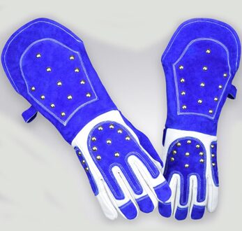 Hond Katten Animal Anti-Bite Bescherming Handschoenen Kat Scratch Snake Bite Pet Handschoenen Leer Verdikking Training Hond Anti-bijten Handschoenen