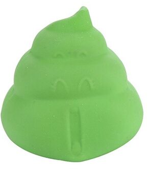 Hond Kauwen Speelgoed Geluid Kak Latex Knabbelen Speelgoed Grappige Kak Vorm Bijtvast Molaire Dierbenodigdheden Tanden Schoon Hond speelgoed TXTB1 groen