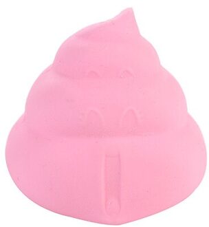 Hond Kauwen Speelgoed Geluid Kak Latex Knabbelen Speelgoed Grappige Kak Vorm Bijtvast Molaire Dierbenodigdheden Tanden Schoon Hond speelgoed TXTB1 roze