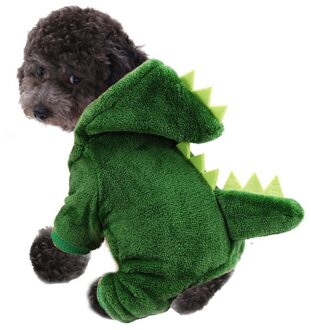 Hond Kleding, Kleine En Middelgrote Honden Met Fluwelen Dinosaurus Huisdier Kleding, dikke Warme Vier-Been Hond Kleding Kat Kleding Tls
