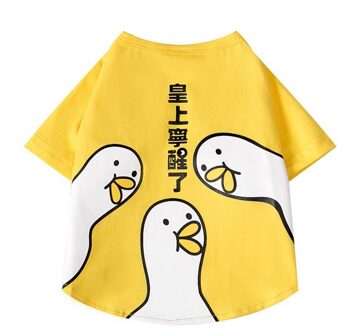 Hond Kleren Huisdier Huisdieren Chihuahua Hond Jas Franse Bulldog Hond Kostuum Hond Jas Pet Kleding Honden Kleding Puppy Kleding Geel eend M-4.5-6kg