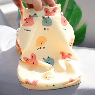 Hond Kleren Kat Huisdier Teddybeer Hiromi Schnauzer Vip Kleine Hond Kleren Lente En Zomer Dunne T-shirt Xxl