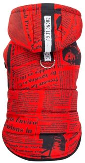 Hond Kleren Leuke Zachte Warme Dikker Kleding Honden Hoodie Hond Jas Katoenen Jas Voor Kleine Middelgrote Honden Huisdieren Producten s-XXL R / XL