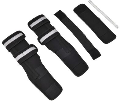 Hond Kniebrace Verstelbare Pet Knie Pads Voor Achterpoten Wrap Letsel Herstellen Benen Hond Protector Voorkomen Hond Likken 2 stks/partij b / M