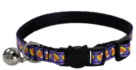 Hond Kraag Halloween Kat Halsbanden Met Klokken Pompoen Schedel Thema Quick Release Puppy Kraag Verstelbare Voor Kleine Grote Huisdier