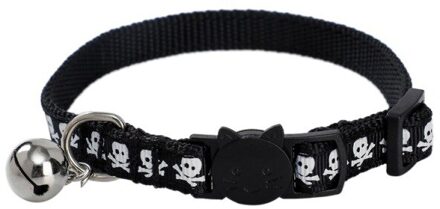 Hond Kraag Halloween Kat Halsbanden Met Klokken Pompoen Schedel Thema Quick Release Puppy Kraag Verstelbare Voor Kleine Grote Huisdier