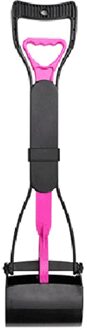 Hond Lange Handvat Huisdier Pooper Scooper Hond Kat Afval Picker Kaak Kak Scoop Pick Up Clean Afval Cleaning Tools dierbenodigdheden Roze