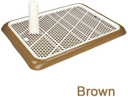 Hond Levert Draagbare Huisdier Puppy Wc Potje Huisdier Honden Katten Nestje Dozen Kattenbak Training Toilet Te Schoon Huisdier levert bruin