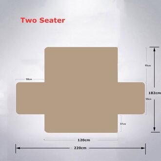 Hond Mat Koeling Zomer Pad Mat Voor Honden Kat Deken Sofa Ademend Wasbaar Fauteuil Kussenovertrekken Fauteuil Meubels Protector Beige 182X220cm