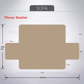 Hond Mat Koeling Zomer Pad Mat Voor Honden Kat Deken Sofa Ademend Wasbaar Fauteuil Kussenovertrekken Fauteuil Meubels Protector Beige 182X247cm