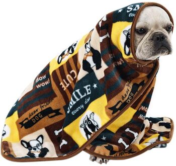 Hond Matten Fleece Franse Bulldog Dekens Winter Warm Pet Dog Bed Mat Voor Honden Kussen Deken Puppy Kat Slapen Bedekt matten