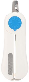 Hond Nagelknipper Trimmer Met Led Licht Pet Nail Cutter Machine Claw Nail Trimmer Grooming Schaar Puntenslijper Dierbenodigdheden Blauw