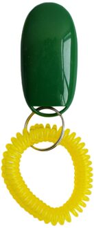 Hond Opleiding Clicker Huisdier Geluid Trainer Voor Hond Puppy Speelgoed Slient Gehoorzaamheid Fluitje Knop Klik Clicker Dierbenodigdheden Willekeurige groen