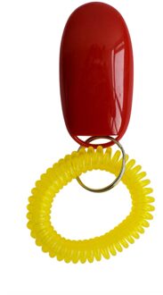 Hond Opleiding Clicker Huisdier Geluid Trainer Voor Hond Puppy Speelgoed Slient Gehoorzaamheid Fluitje Knop Klik Clicker Dierbenodigdheden Willekeurige rood