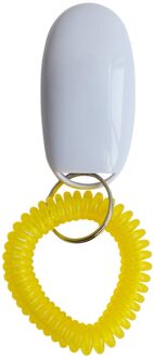 Hond Opleiding Clicker Huisdier Geluid Trainer Voor Hond Puppy Speelgoed Slient Gehoorzaamheid Fluitje Knop Klik Clicker Dierbenodigdheden Willekeurige wit