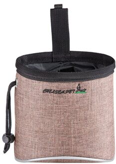 Hond Outdoor Training Snack Tas Draagbare Dierbenodigdheden Duurzaam Ruim Taille Zak Aas Voedsel Trekkoord Reflecterende Draagt Pouch gember