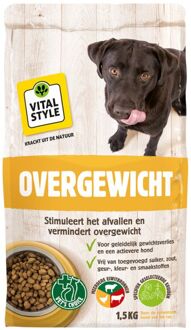 hond overgewicht 1,5 kilo