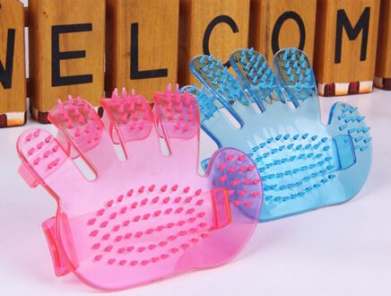 Hond Pet Grooming Handschoen Hond Kat Bad Borstel Massage Borstel Katten Borstel Kam Deshedding Haar Handschoenen Honden Bad Schoonmaakproducten gereedschap