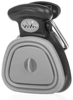 Hond Pet Travel Inklapbare Pooper Scooper Afbraak Bag Kak Schop Reiniging Pick Up Kak Cleaner grijs