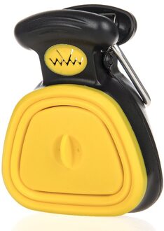 Hond Pet Travel Opvouwbare Pooper Scooper Handvat Kaak Kak Scoop Clean Pick Up Dier Afval Huisdier Afval Picker Cleaning Tools geel / 14x11.5cm