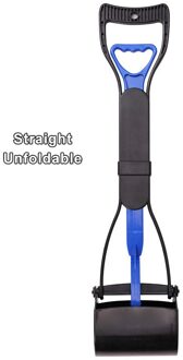 Hond Pooper Scoop Schop Reiniging Pick Up Dier Uitwerpselen Kat Uitwerpselen Picker Lichtgewicht En Handig Outdoor Schoonmaken Tool blauw zwart