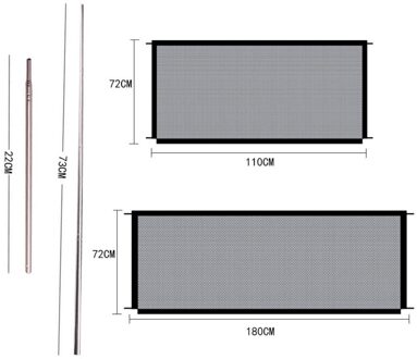 Hond Poort Ingenieuze Mesh Hond Hek Voor Indoor En Outdoor Veilige Pet Dog Gate Veiligheid Behuizing Huisdier Barrière Hekken dierbenodigdheden