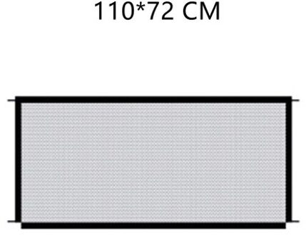 Hond Poort Mesh Hond Hek Voor Indoor Outdoor Veilige Pet Hond Poort Dierbenodigdheden Opvouwbare Huisdier Barrière Hekken Voor Keuken trap Thuis 110X72CM