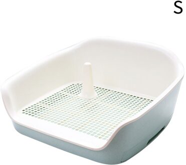 Hond Potje Dierbenodigdheden Kat Puppy Kattenbak Teddy Urinoir Pull Met Lade Soort Grote Ruimte Dubbele Laag Toiletbril groen / S