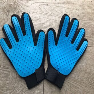 Hond Producten Hond Wassen Accessoires Ontharing Borstel, Hond Massage Bad Borstel Kat Teddy Schoonheid Schoonmaken Dierbenodigdheden rechtsaf hand- / blauw