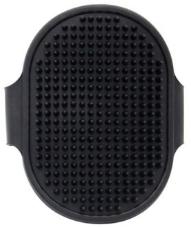 Hond Puppy Pet Grooming Handschoen Siliconen Katten Borstel Kam Massage Deshedding Haar Handschoenen Honden Bad Dier Reiniging Baden Gereedschappen zwart