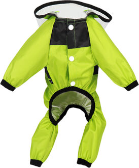 Hond Regenjas De Hond Gezicht Huisdier Kleding Jumpsuit Waterdichte Hond Jas Honden Waterbestendig Kleding Voor Honden Pet Jas XS
