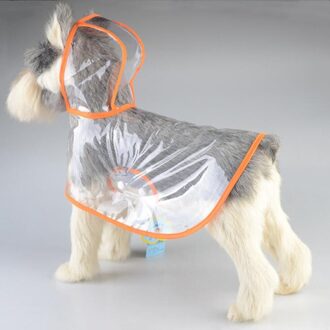 Hond Regenjas Kleine En Middelgrote Hond Regen Jas Waterdicht Huisdier Jas Lente En Zomer Regendicht Jas Dierbenodigdheden oranje / M