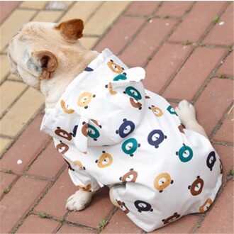 Hond Regenjas Pug Franse Bulldog Kleding Waterdichte Kleding Voor Hond Regen Jas Poedel Chihuahua Schnauzer Husky Regenjas FB frans bulldog