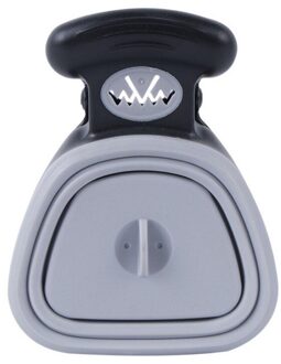 Hond Reizen Opvouwbare Pick Up Kak Tas Opvouwbare Afval Picker Kak Scoop Cleaning Tools Huisdier Producten grijs / L