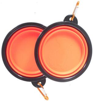 Hond Reizen Siliconen Kom Draagbare Opvouwbare Inklapbare Pet Katten Honden Voedsel Voeden Containers Outdoor Doggy Kommen Pet Accessoires 03