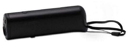 Hond Repeller Dog Training Apparaat Verlichting Drie Multifunctionele Ultrasone Hond Repeller Anti-Barking Training Apparaat Weg Te Rijden hond zwart