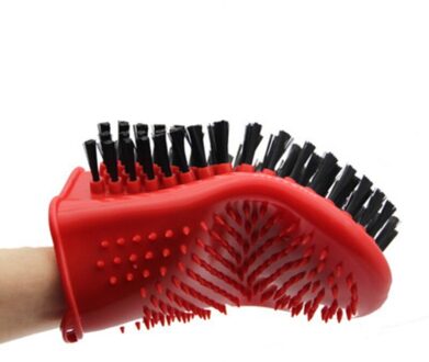 Hond Schoonmaken Massage Handschoenen Pet Grooming Kam Puppy Dubbelzijdig Baden Borstels Pet Hond Borstels Dierbenodigdheden