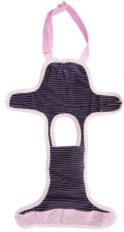 Hond Shorts Leuke Gestreepte Huisdier Fysiologische Broek Ademend Verstelbare Puppy Veiligheid Broek Katoen Zachte Menstruatie voor Kleine Hond marine blauw / L