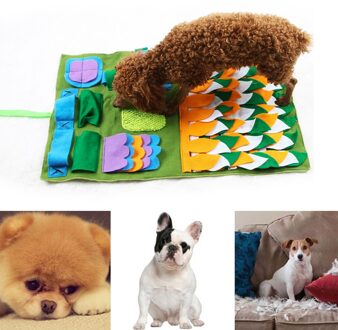 Hond Snuffle Mat Pet Slow Voeden Mat Wasbare Foerageren Geur Training Puzzel Speelgoed Hond Stress Snuiven Training Deken